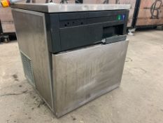 Whirlpool Stainless Steel Cased Ice Machine Please Note: Pulldown Door is Damaged