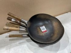 Quantity of Cooking Wok's as Lotted, Please Note there is NO VAT on the HAMMER PRICE of this Lot