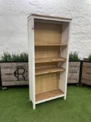 Timber Open Fronted Bookcase as Lotted