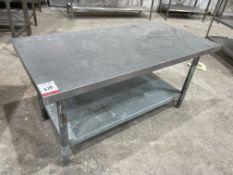 Stainless Steel Preparation Table, 1220 x610 x 610mm