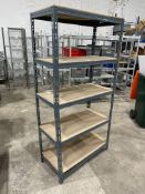 5 Tier Metal Frame Shelving Unit As Lotted