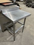 Wall Mounted Stainless Steel Table, 560 x 430 x 820mm