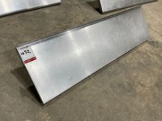 Stainless Steel Wall Mounted Shelf, 1150 x 325mm