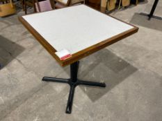 Square Timber Top Dining Table, 700 x 700mm