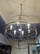 Ceiling Mounted Metal Frame Light