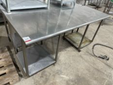 Stainless Steel Preparation Table, 1950 x 710mm