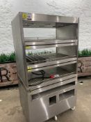 Bridge Catering 3-Tier Stainless Steel Hot Shelves, Please Note: There is NO VAT on the HAMMER Price