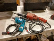 Makita Electric Drill w/ Milwaukee Electric Die Grinder
