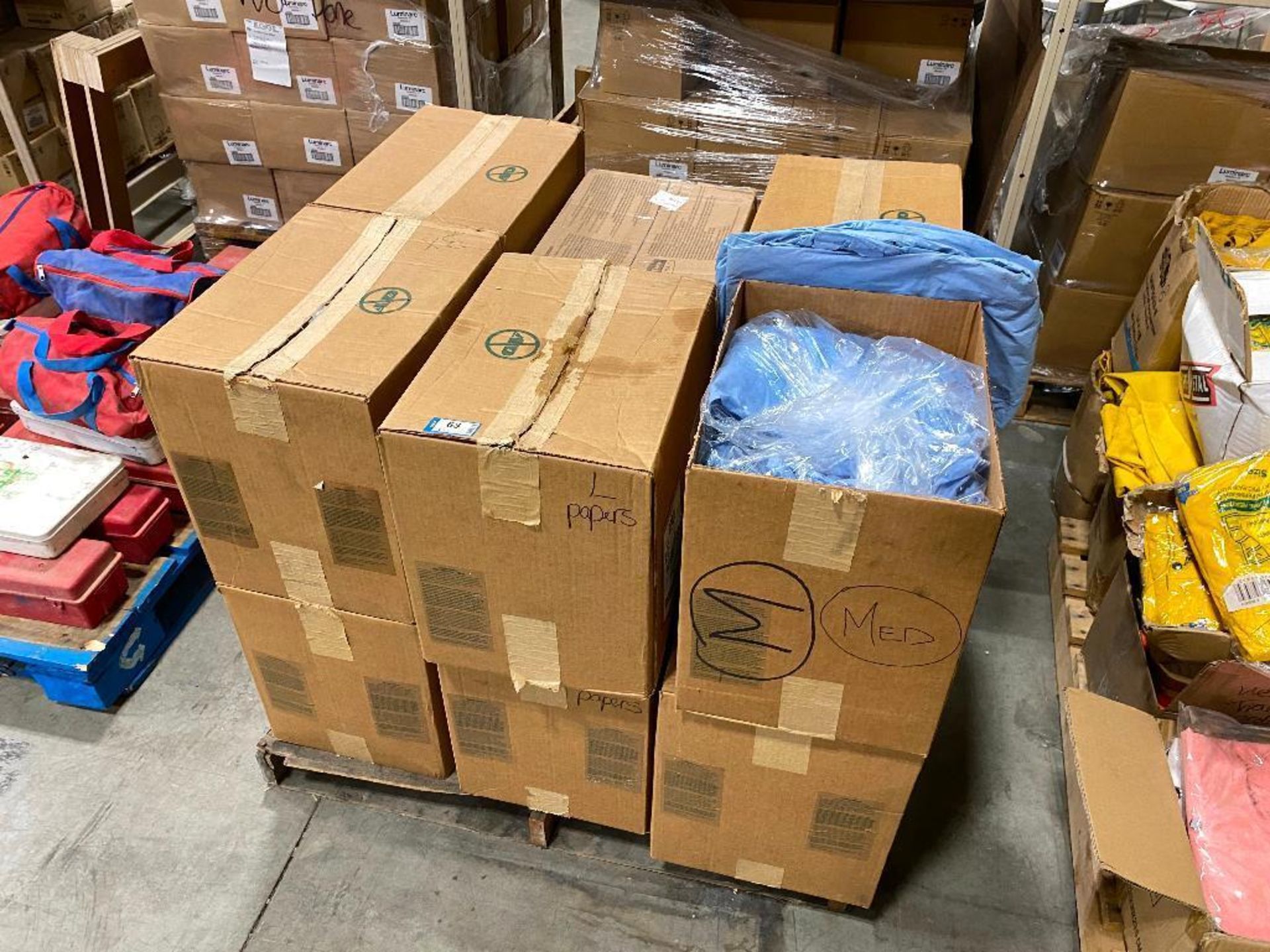 Pallet of Asst. Disposable Paper Coveralls - Image 2 of 4