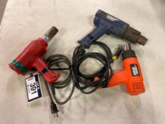 Lot of (3) Asst. Heat Guns