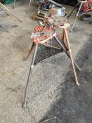 Lot of (2) Ridgid 450 Tri-Stands