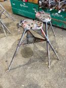 Lot of (2) Ridgid 450 Tri-Stands