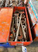 Lot of (2) Asst. Ridgid Manual Threaders Sets including Asst. Die Heads, Pipe Cutters, Reamers, Oil