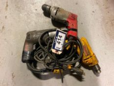 Lot of (3) Asst. Electric Drills