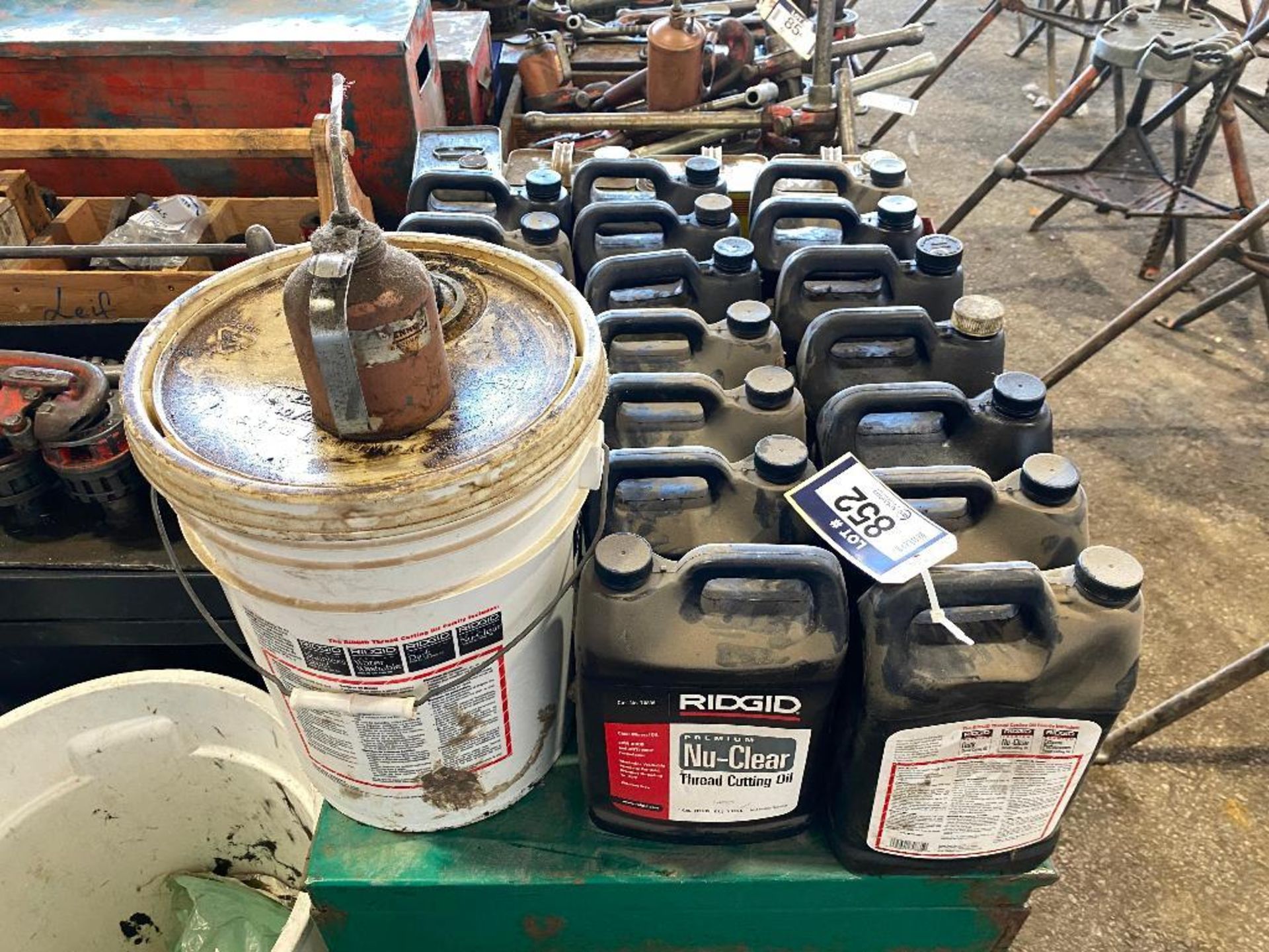 Lot of Asst. Ridgid Cutting Oil, Rapid Tap Cutting Oil, etc. - Image 3 of 3