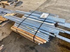 Pallet of 4-Sections of Parts Shelving