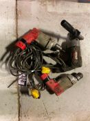 Lot of (3) Asst. Electric Drills