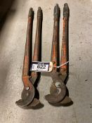 Lot of (2) 36" Cable Cutters