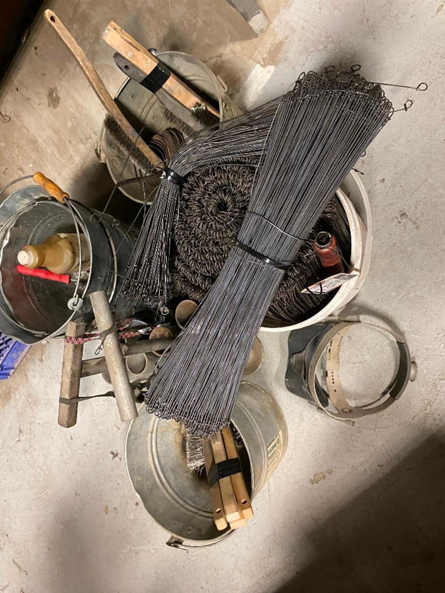 Lot of Asst. Loop Tie Wire, Wire Brushes, Haywire, Rod Holder, etc. - Image 6 of 6