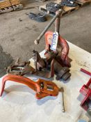 Lot of Ridgid 25, Ridgid BG-410 and (2) Ridgid 775 Clamps