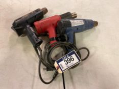 Lot of (3) Asst. Heat Guns