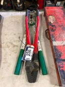 Lot of (1) Greenlee K09-2GL Crimping Tool and (1) 24" Manual Crimper