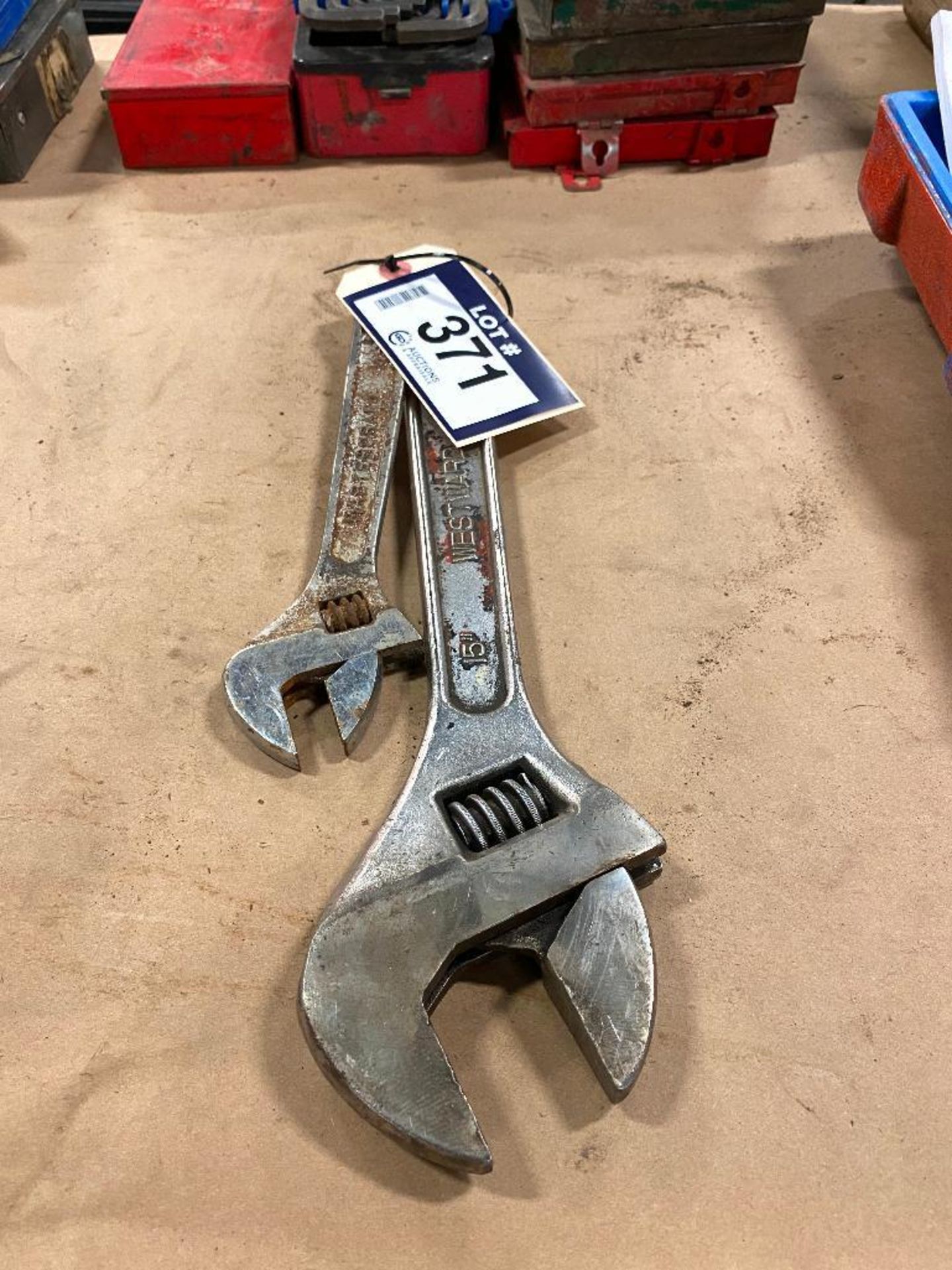 Lot of (1) 18" Crescent Wrench and (1) 10" Crescent Wrench - Image 2 of 2