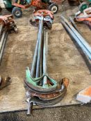 Lot of (7) 1" EMT or 3/4" Ridgid Bender