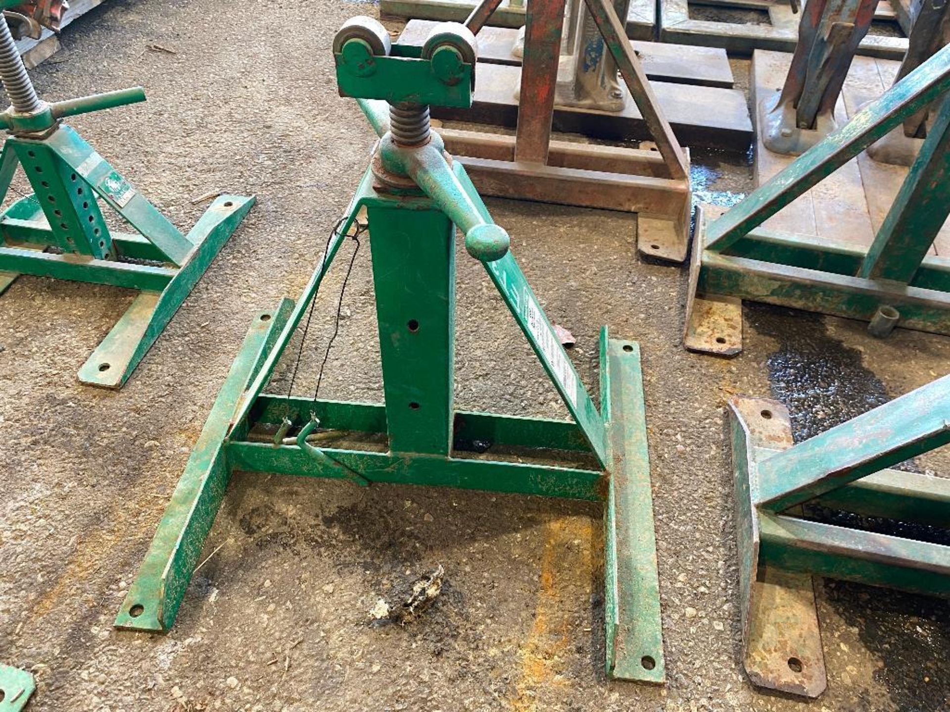 Lot of (2) Greenlee 683 Screw Type Reel Stand - Image 3 of 5