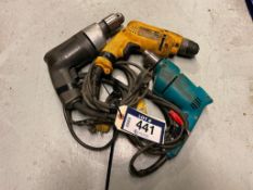 Lot of (3) Asst. Electric Drills