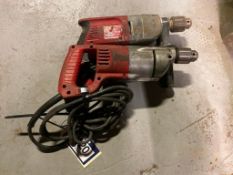 Lot of (2) Milwaukee 1/2" Drills