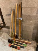 Lot of (7) Asst. Brooms