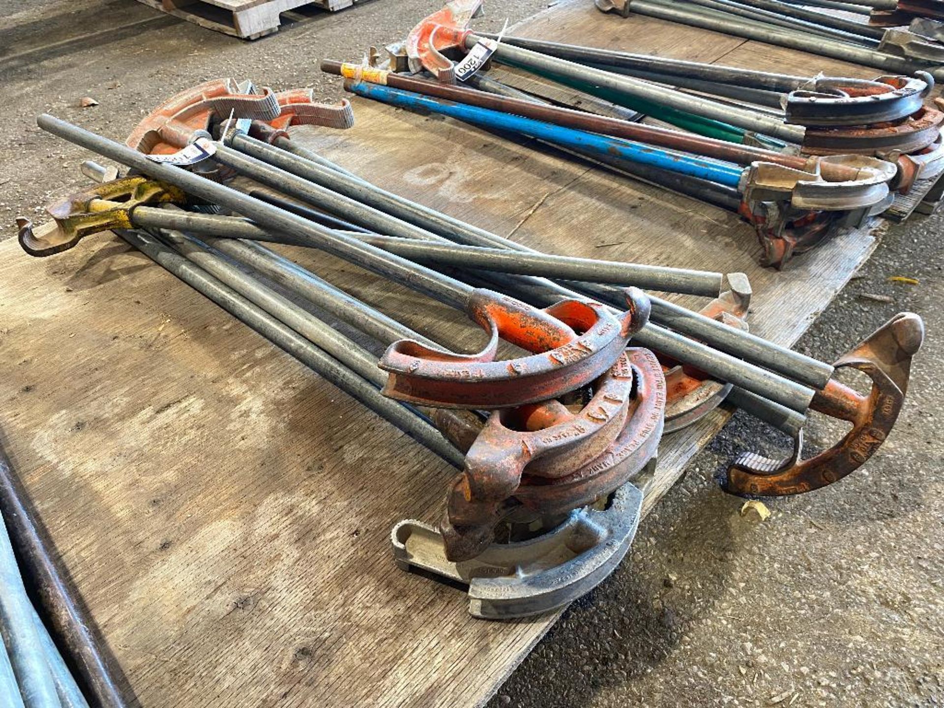 Lot of (10) 1" EMT or 3/4" Ridgid Bender - Image 2 of 2