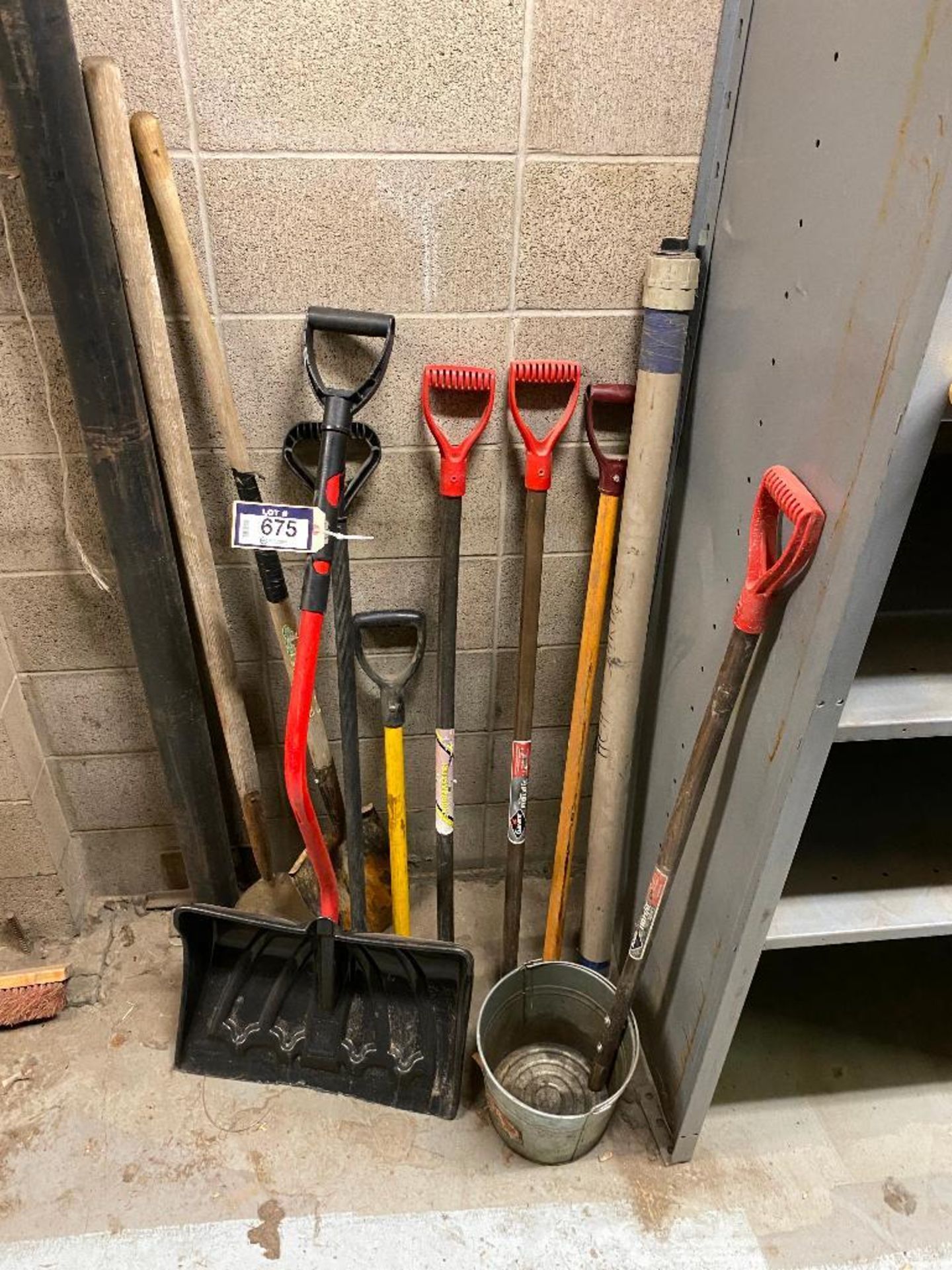 Lot of Asst. Shovels, Handles, Scraper, Snow Shovel, etc. - Image 2 of 4