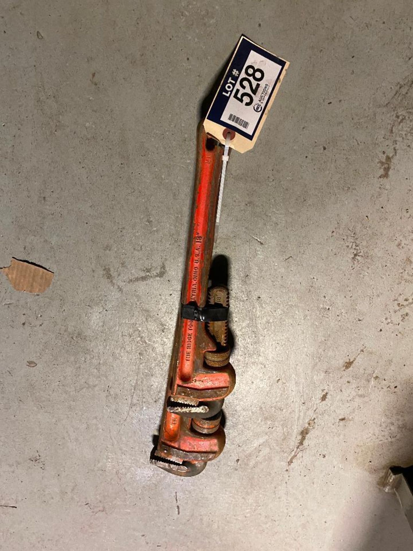 Lot of (1) 24" Pipe Wrench and (1) 18" Pipe Wrench - Image 2 of 3