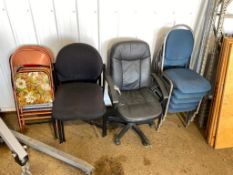 Lot of (13) Asst. Chairs