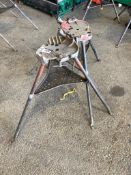 Lot of (2) Ridgid 450 Tri-Stands