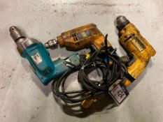 Lot of (3) Asst. Electric Drills