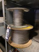 Lot of (2) Spools of Asst. Stranded Wire Cable