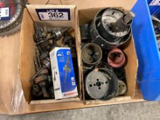Lot of Asst. Hole Saws and Arbors