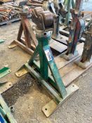 Lot of (2) Greenlee Pipe Roller Stands