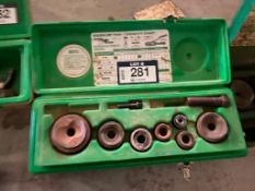 Greenlee Hydraulic Punch Set