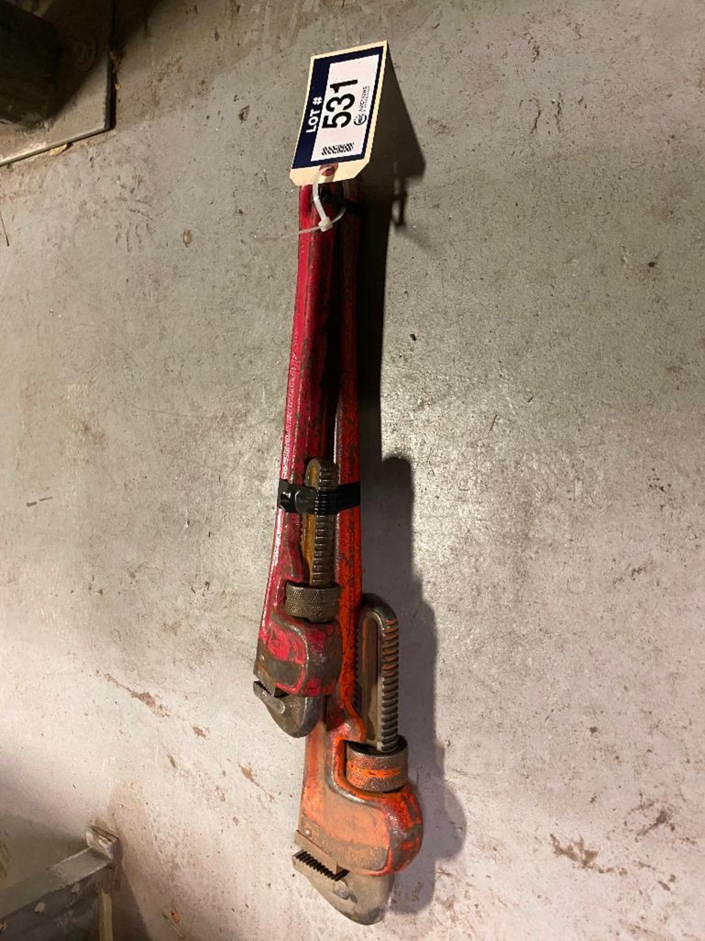 Lot of (1) 24" Pipe Wrench and (1) 18" Pipe Wrench - Image 3 of 3