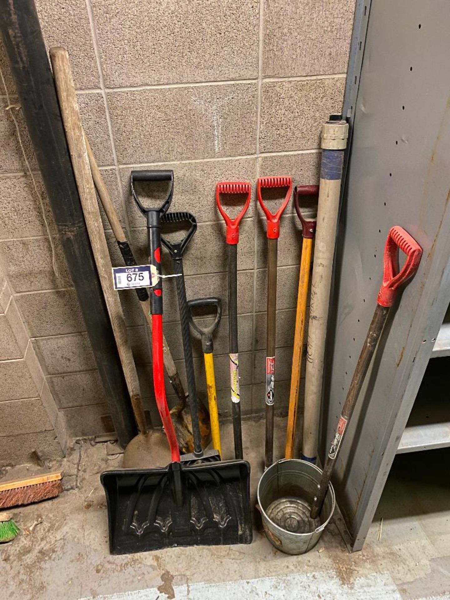 Lot of Asst. Shovels, Handles, Scraper, Snow Shovel, etc. - Image 4 of 4