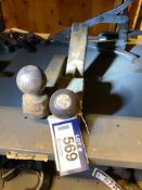 Lot of (2) 2-5/16" Ball Hitches