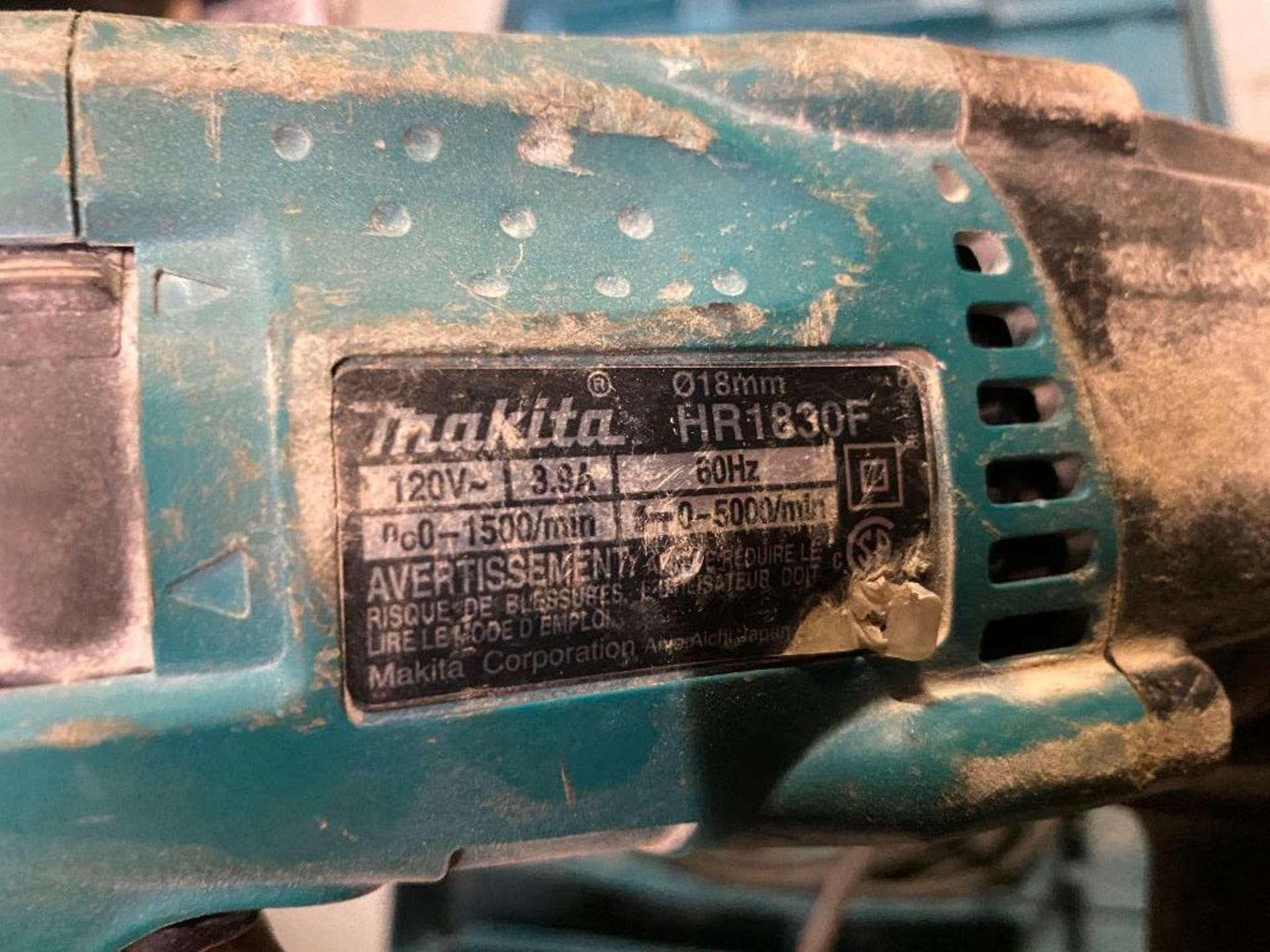 Makita HR1830F Electric Hammer Drill - Image 3 of 3
