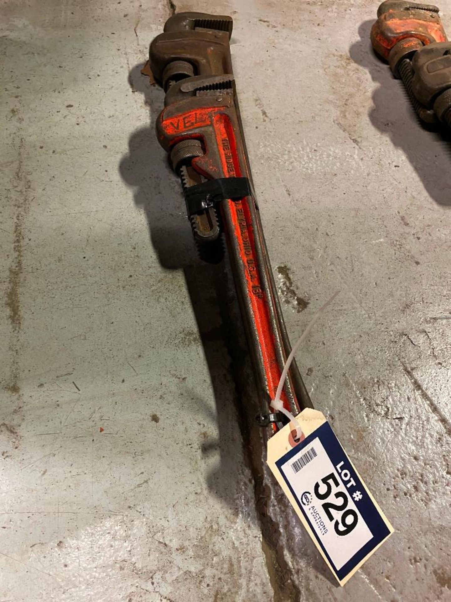 Lot of (1) 24" Pipe Wrench and (1) 18" Pipe Wrench - Image 2 of 2