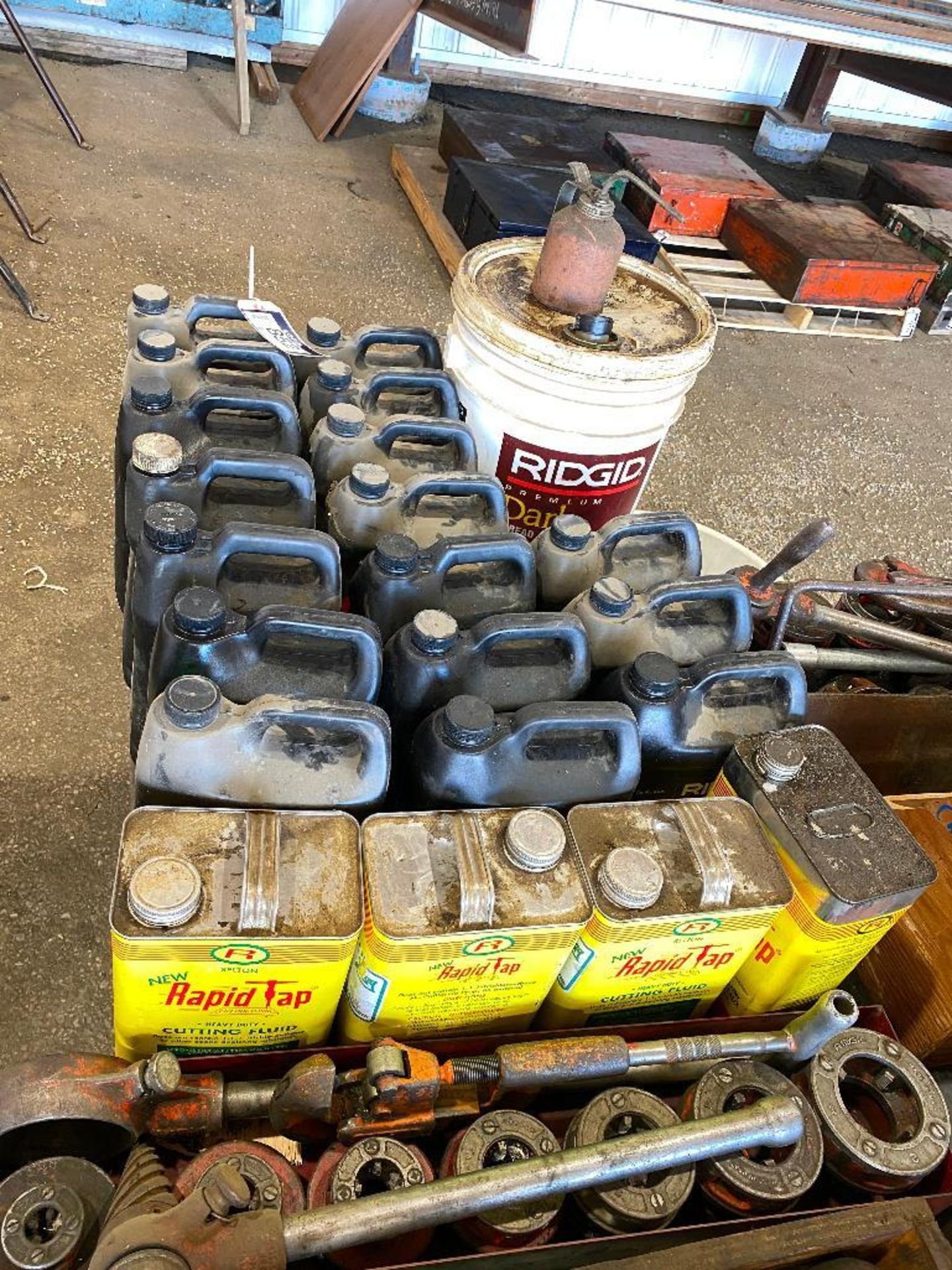 Lot of Asst. Ridgid Cutting Oil, Rapid Tap Cutting Oil, etc. - Image 2 of 3