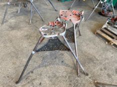 Lot of (2) Ridgid 450 Tri-Stands