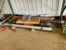 Lot of Asst. Welding Curtains, Welding Curtain Frames, etc.